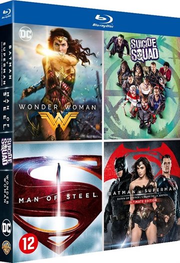 DC Comics - 4 Movie Collection Blu-Ray